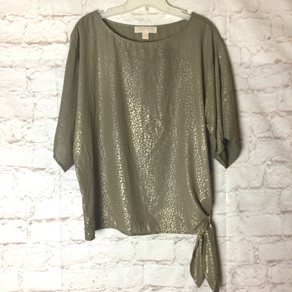 Michael Michael Kors Safari Animal Print Top